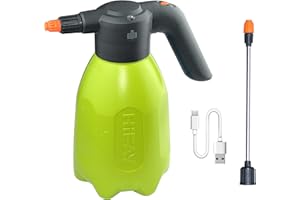 HIFAY ES2-PRO Electric Spray Bottle 2L/0.5Gallon, Rechargeable Battery Powered Sprayer Spray 60 Bottles On a Single Charge, Automatic Plant Mister，Pump Sprayer,Indoor Watering Can for Plants