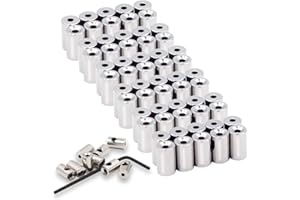 EuTengHao 60 Pieces Pin Keepers Pin Locks Pin Backs Locking Clasp Locking Pin Keeper Backs Locking Pin Backs (9mmx5.5mm,Silver)