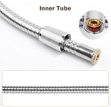 YEAUPE 2M Universal Shower Hose Chrome G1/2 Brass Core Anti-Kink view 4