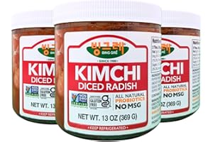 KIM CHEE PRIDE BINGGRE DICED RADISH KIMCHI 13OZ FRESH KOREAN KIMCHEE IN KIM CHI kimichi 김치 MOTHER MILD CHEE TEMPEH DAIKON PICKLES WHITE RADISH TWINS JONGGA RAMEN ORGANIC VEGAN NAPPA LAWS MAMA 신라면