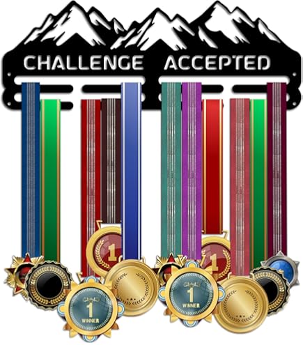 GENOVESE My Medals Colgador de Medallas, Metal de Acero Negro, Montaje en Pared 50 Medallas GENOVESE My Medals Colgador de Medallas, Metal de Acero Negro, Montaje en Pared 50 Medallas