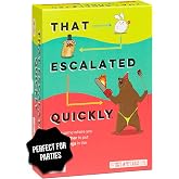That Escalated Quickly by Exploding Kittens, 2-8 Players - Ages 10+ - 15 Minutes to Play - Hilarious Cooperative Card Game for Family Game Night, Party, Adult and Teen