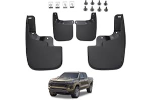 Kinwrdsn Mud Guard Mud Flaps Guards Splash All Weather Guard Mud for 2015-2023 Chevy Colorado Mudguards Mudflaps Guards Front & Rear Set of 4
