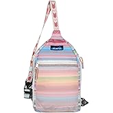 KAVU Yoho Sling Semi Padded Sling Pack Rucksack - Rainbow Run