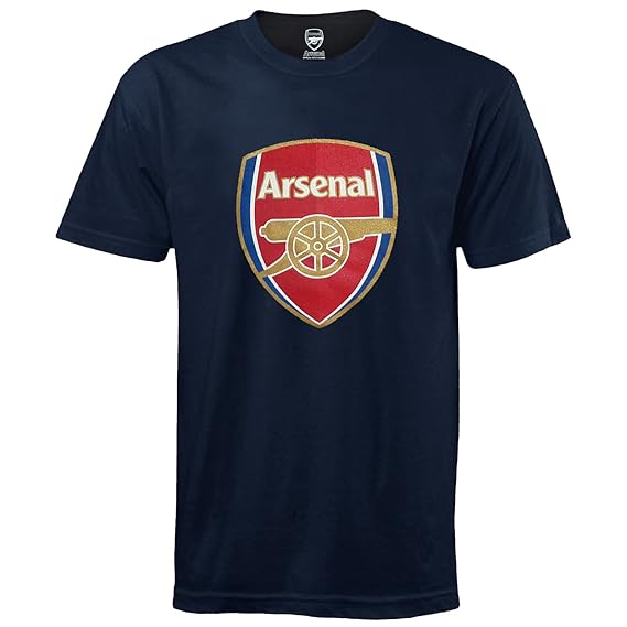 Arsenal FC Official Football Gift Kids Crest TShirt Amazon.co.uk