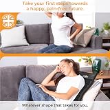 LyfeFocus Acupressure Mat & Pillow Set with Travel Bag Black view 5