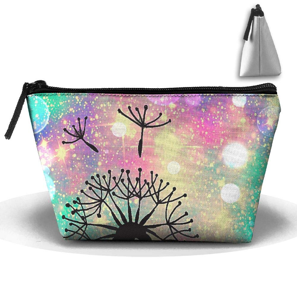 Travel Cosmetic Bags My Wish Dandelion Small Makeup Bag Multifunction Pouch Cosmetic Handbag Toiletries Organizer Bag for Women Girl