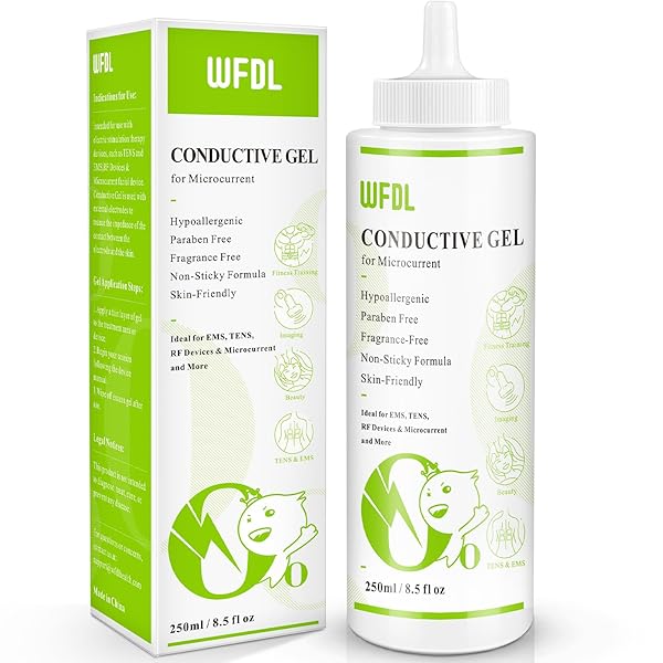 WFDL CONDUCTIVE GEL, SAFE AND NON-STICKY MICROCURRENT GEL...