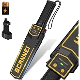 JKUSS Handheld Metal Detector Wand,5 Level Sensitivity Security Wand Metal Detector for Woodworking,Portable Nail Finder Scanner Wood Metal Detector for Log Weapons Sound Vibration Alert Detects