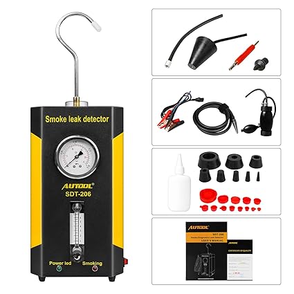 Autool Fuga de Tubería Detector Coche, EVAP Maquina de Humo ...
