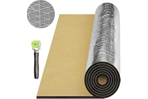 Storystore 394 (10 mm) mil 10.8 sqft Heat Sound Deadening Insulation Mat, Car Sound Deadening Material, Sound Deading Materia