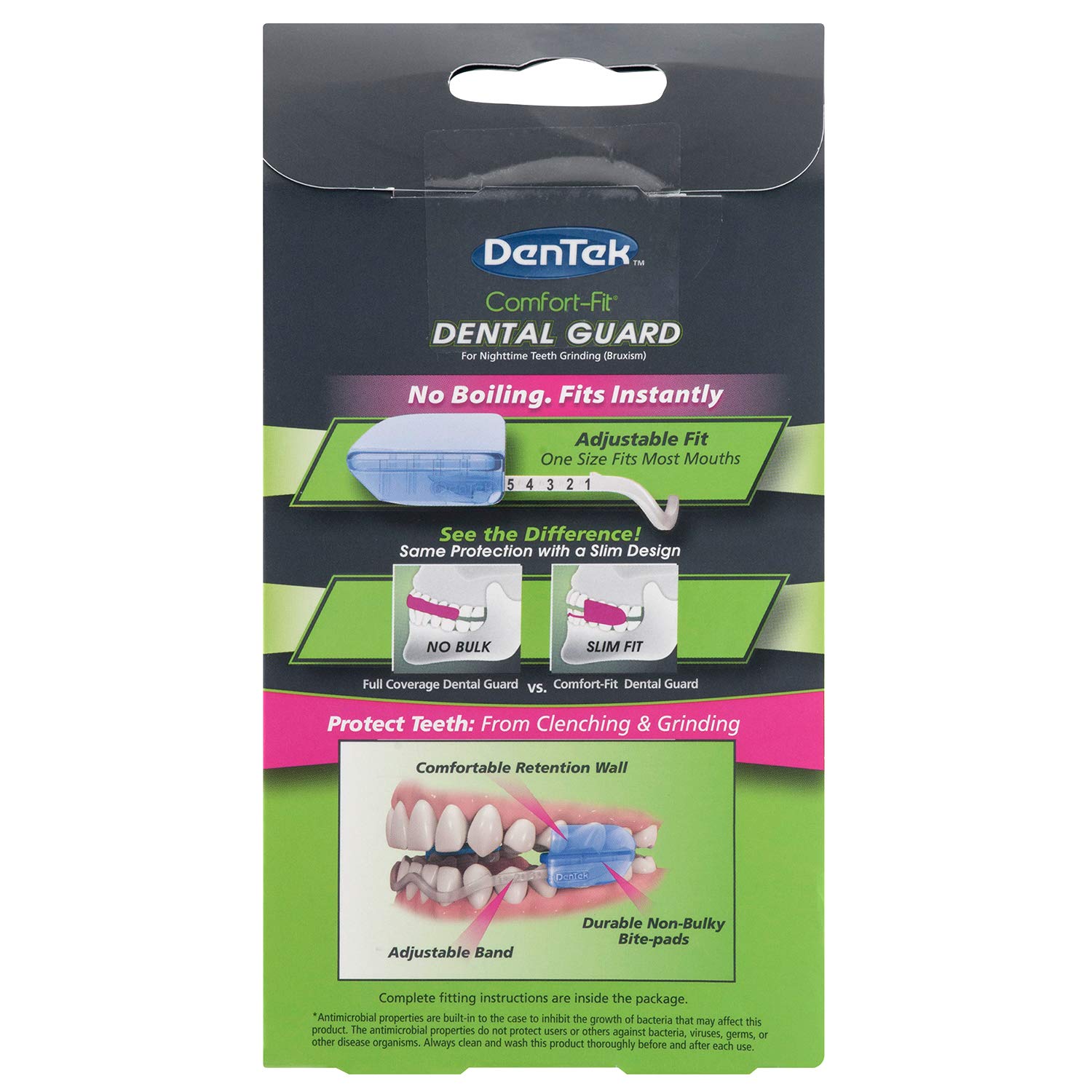 DenTek Comfort-Fit Dental Guard For Nighttime Teeth Grinding, packaging may vary : Anti Grinding Teeth Protectors : Beauty
