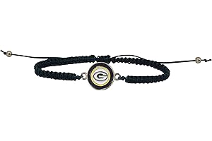 PRO SPECIALTIES GROUP NFL Braided Logo Bracelet | Sports Fan Jewelry Gift | Fashion Jewelry | Birthday & Holiday Gifts for Women and Girls