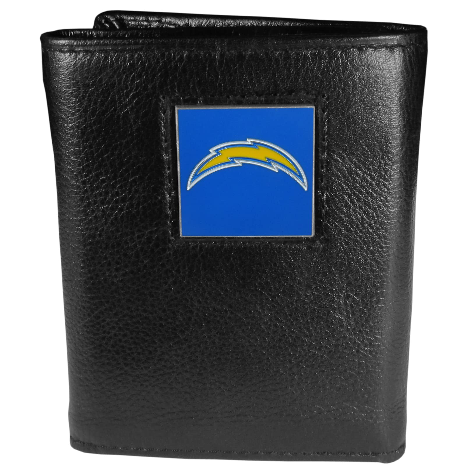 Siskiyou Sports NFL San Diego Chargers Leather Tri-Fold Wallet, Black