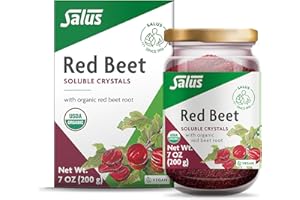 GAIA HERBS Floradix, Organic Red Beet Crystals, Nutritional Dissolving Mix-in for Food and Drinks, 7 Oz