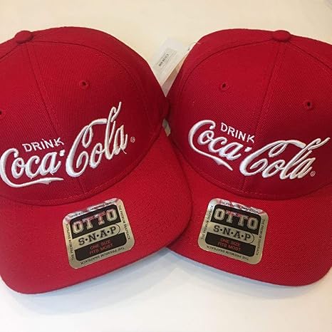 Amazon Co Jp コカコーラ ロゴ 赤 キャップ 2点セット おそろいコーデ おそろ 帽子 服 ファッション小物