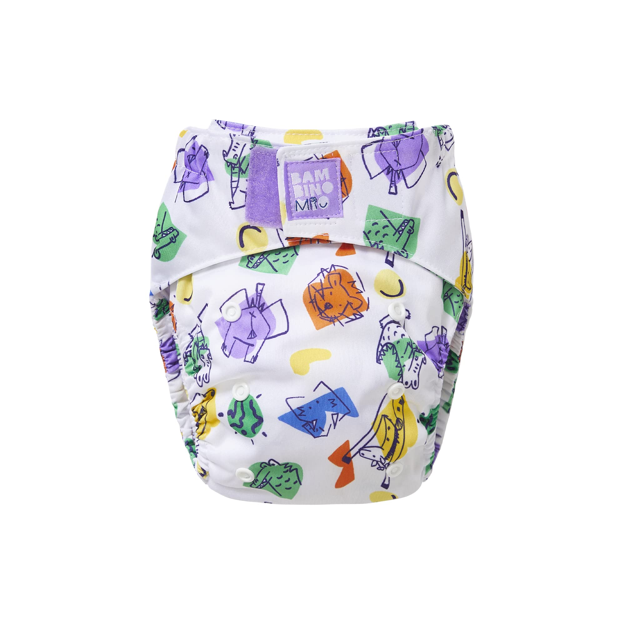 Bambino Mio, Revolutionary Reusable Nappy - Sustainable, Washable, Chemical-Free Eco Nappy from Newborn to Toddler (Chatter)
