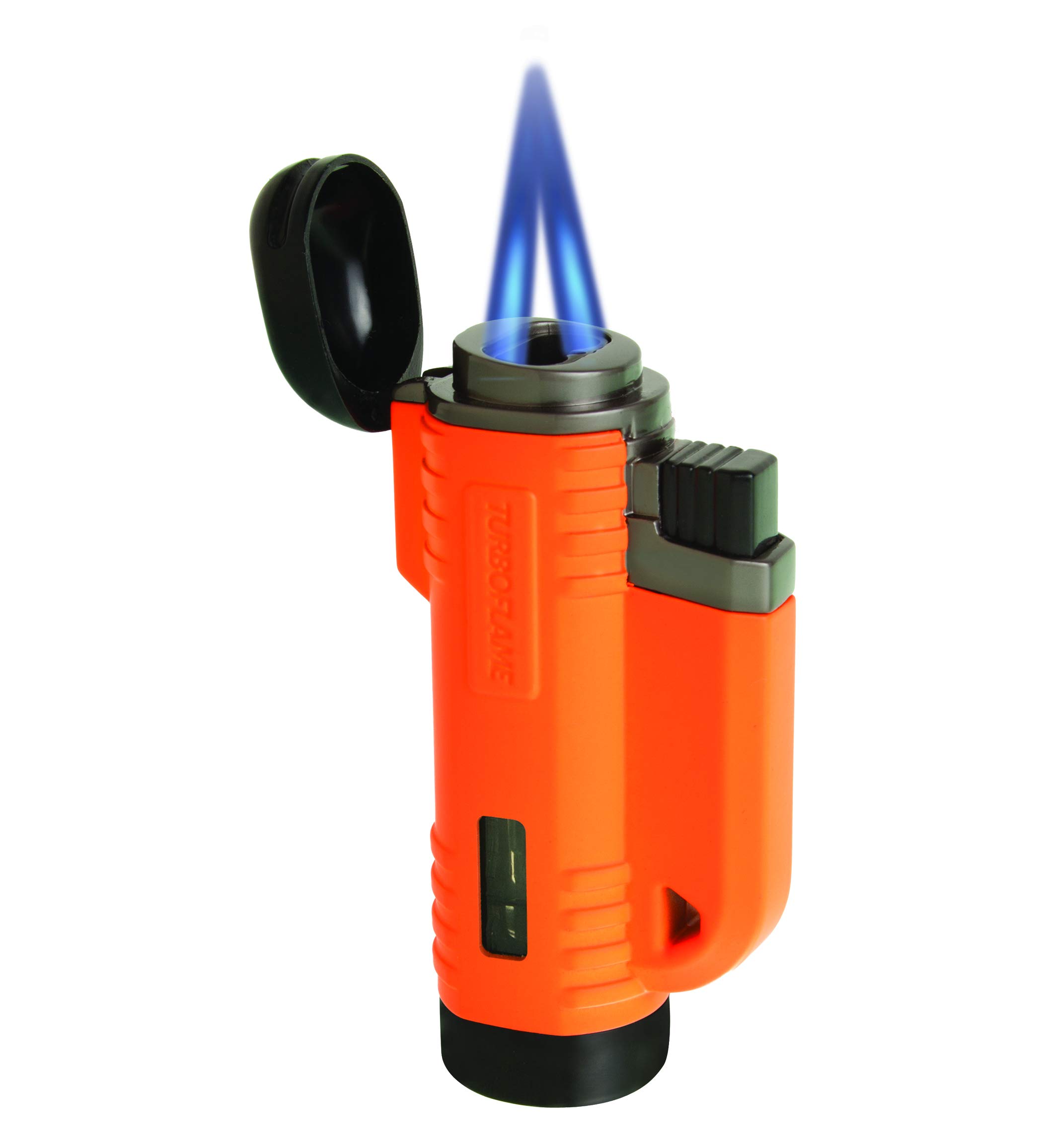 TURBOFLAME Vflame Neon Orange - Windproof Camping Lighter - Suitable for Sailing, Survival and Outdoors โ image 1