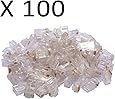 Cybertech Cat6, Cat5e RJ-45 Ethernet Crimp Connectors Pack of 100