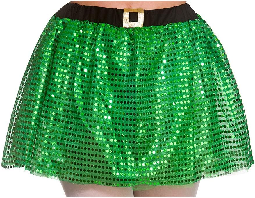 Wicked Costumes Adult Female Green Elf/Leprechaun Tutu Fancy Dress Christmas St Patricks