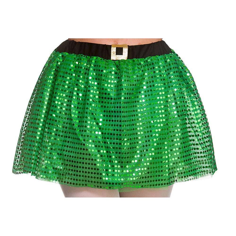 Wicked Costumes Adult Female Green Elf/Leprechaun Tutu Fancy Dress Christmas St Patricks