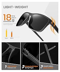 CIFOYA Mens Sunglasses Polarized Men