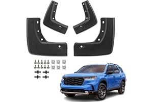 TECHPICCO Mud Flaps Compatible with Honda Pilot 2023-2025, Mud Guards 4pcs Fender Guards Compatible with Honda Pilot Accessories 2023 2024 2025 No Drill Splash Guards