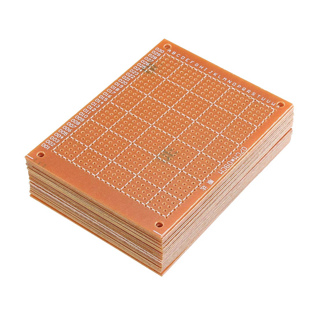 Sourcingmap 20Pcs Bakelite Single Side Copper Prototype PCB Matrix Board 9cmx7cm