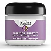 TruSkin Longevity Moisturizing Cream – Revolutionary Face Moisturizer with Bakuchiol & Snow Algae – Healthy Aging Gentle Retinol Alternative, Firmer-Looking Skin, 2 fl oz