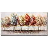 Tiancheng Art, 24x48 Inch Modern Abstract Oil Hand