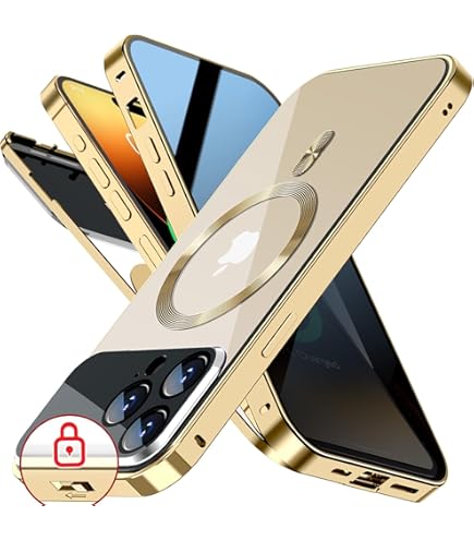 TIESZEN Funda Para IPhone 15 Plus, Compatible Con MagSafe, Protector De Pantalla De Privacidad Integrado Y