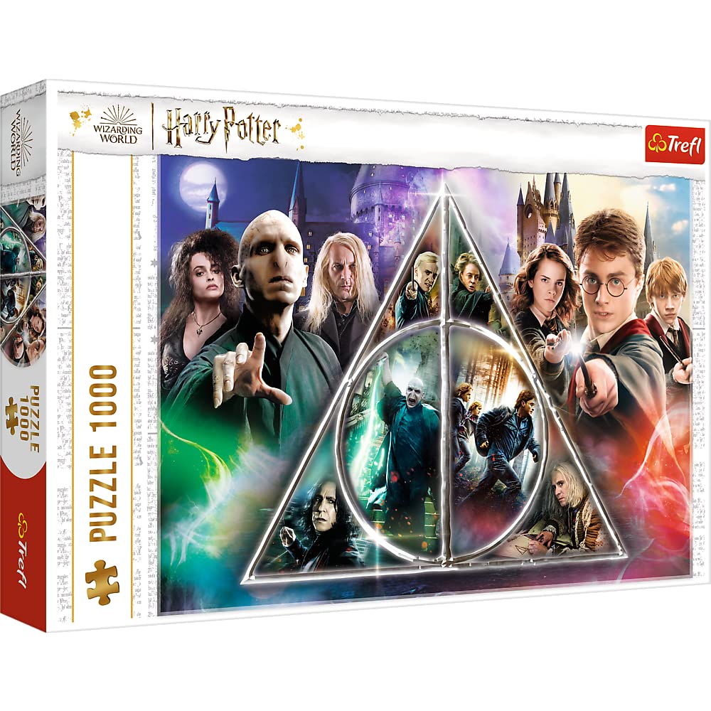 Trefl Harry Potter Deathly Hallows - 1000 Piece Jigsaw Puzzles for Adults & Children Aged 12+ Wizarding World Puzzle