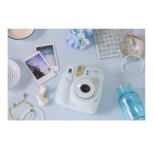 Fujifilm instax Mini Instant Camera (Ice Blue) with Film Twin