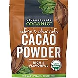 Organic Cacao Powder, 1lb - Unsweetened Cacao Powder With Rich Dark Chocolate Flavor, Perfect for Baking & Smoothies, Non-GMO