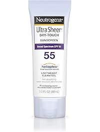 Neutrogena Ultra Sheer Dry-Touch Sunscreen Broad Spectrum SPF 55, 3 fl. oz.