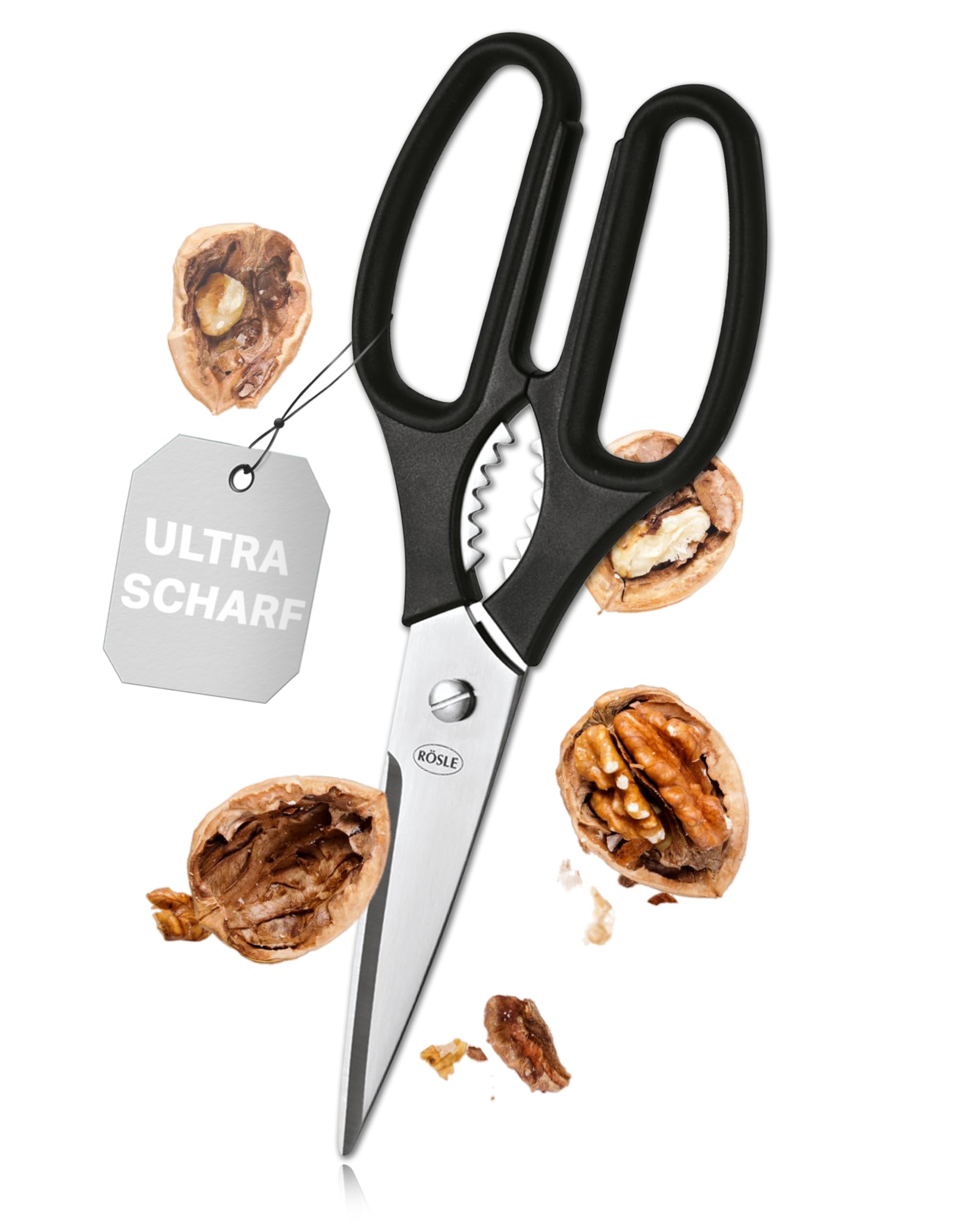 Rsle Scissors, for the Kitchen, for Cooking, Stainless Steel Blade, 22 cm, 96290