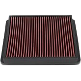 DNA Motoring AFPN-189-RD Clean Air Washable Drop In Panel Air Filter Power &amp; Acceleration Improve [Compatible with 1995-2004 Tacoma / 99-02 4Runner / 93-98 Supra / 92-97 Lexus SC400 / 92-99 SC300]