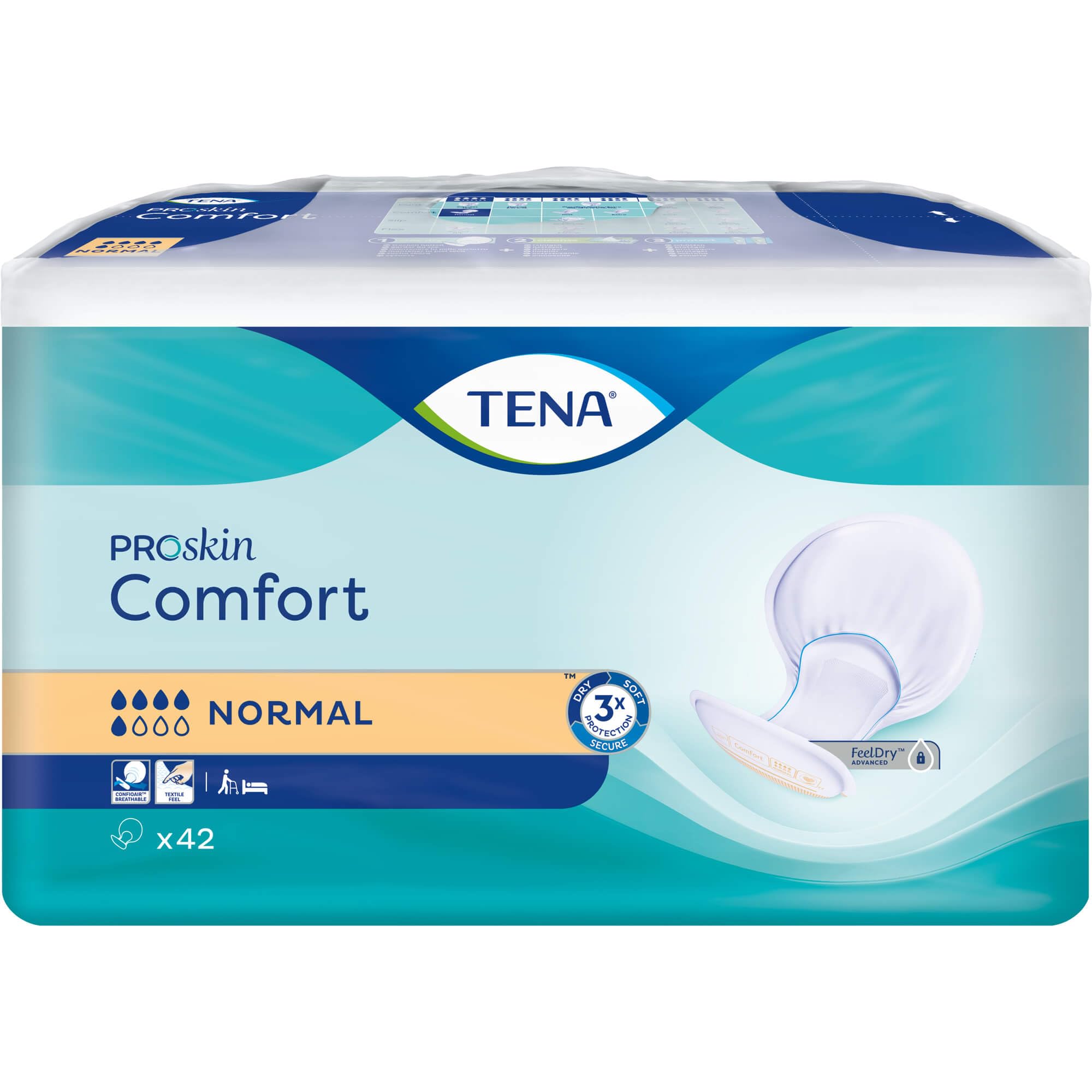 Tena Comfort Normal Pads - Pack of 42