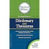 Merriam-Webster's Dictionary and Thesaurus, Newest Edition, Mass-Market Paperback