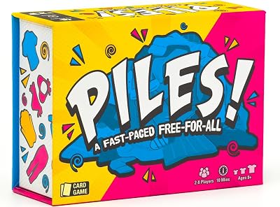 Lost Boy Entertainment Piles! Card Game Family Travel 8+ Fast-Paced