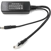 PoE Texas 802.3af 12V PoE Splitter, 12W Gigabit | Texas IEEE 802.3af 12v Splitter - Power Over Ethernet Single PoE Splitter 12v 12w Gigabit Data