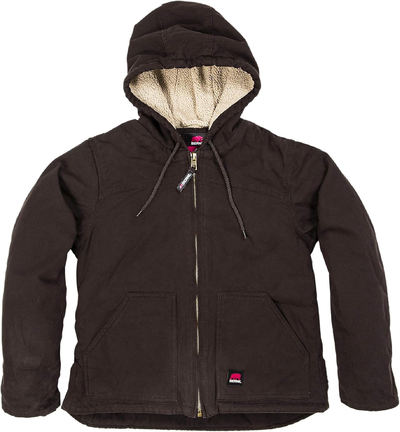 Berne Women's Washed Hooded Coat: Clothing