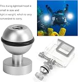 Annadue Silver Aluminum Alloy Scuba Ball Clip Bracket for Dive Lights & Cameras view 4