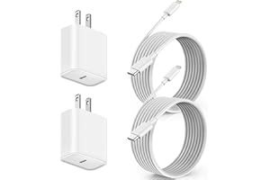 DELTUCCI Fast Charger iPhone Cord, Long iPhone Charging Cable Lightning Charger 2Pack PD USB Type C Apple Charger Fast Charging 6FT Apple Cord Lightning Cable for iPhone 14/13/12/11 Pro Max/XR/XS/X/SE2022/iPad