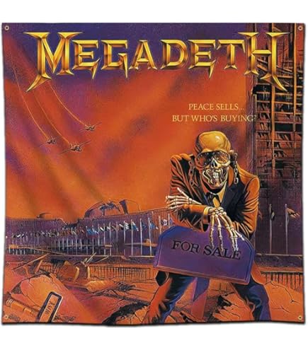 Amazon.com: Megadeth Rust in Peace Poster Funny Flag Music