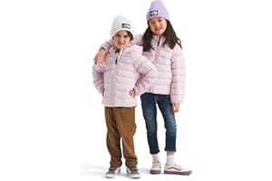 THE NORTH FACE Kids Reversible Perrito Insulated Hooded Jacket | 2 in 1 Winter Coat for Boys & Girls, Water Repellent