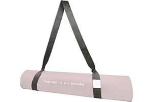 TEEYAR Yoga Mat Straps - Multipurpose Durable Exercise Mats Belt w/Adjustable Loops for Carrying and Stretching
