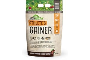 IRONVEGAN Iron Vegan Athlete's Gainer Chocolate, 10 lbs