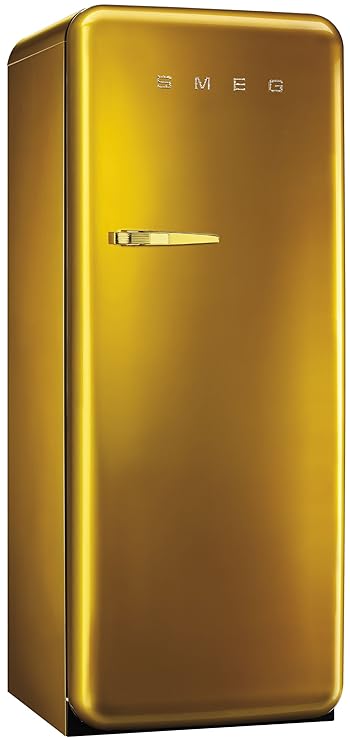 Smeg FAB28RDG - Nevera combi (Independiente, Oro, Derecho ...