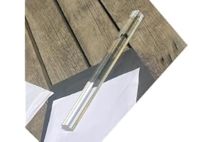 ELIPHS 1pc 3/4"x3/4"x12in Clear Acrylic Square Rods PLEXIGLASS Lucite Plastic Rod